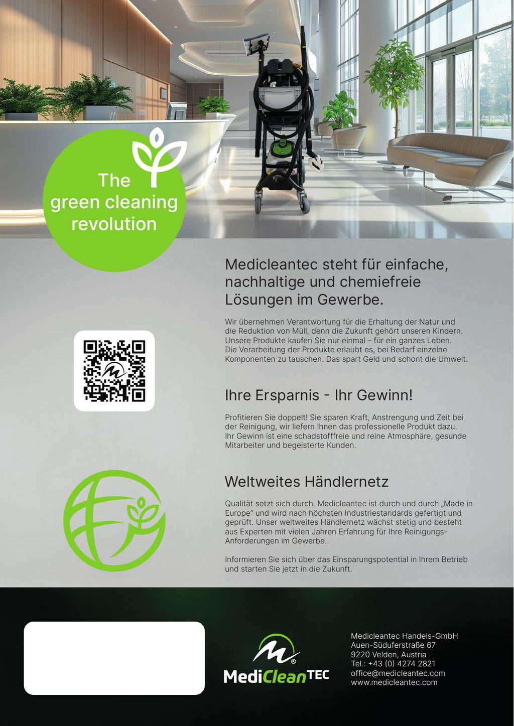 Medicleantec Microcleaner II S4 inkl. Standardzubehör + 5 Tücher + Thermostar Tasche